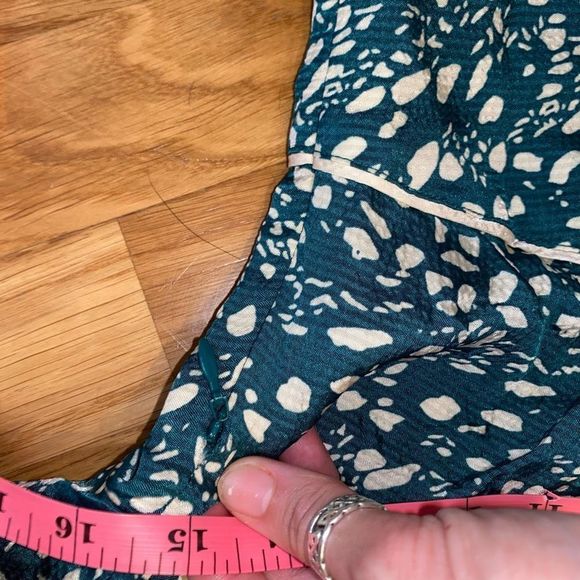 BA&SH Esme Midi Satin 100% Viscose Dress In Green Size US 2, EU 0, MSRP $375 - Picture 15 of 16